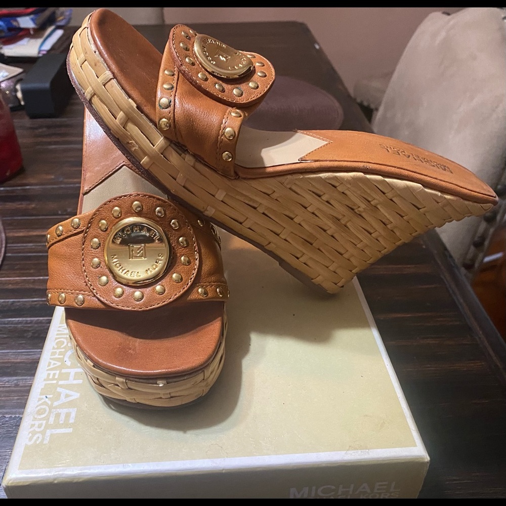 Authentic Michael Kors Santorini Ornament Wedge